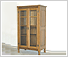 Glass door bookcase