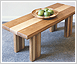 Maple and oak table