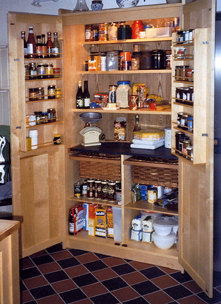Ash larder cupboard